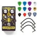 Digitech DOD Carcosa Fuzz Pedal Bundle with 3 Patch Cables and Dunlop Pick Pack