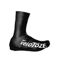 veloToze Tall Shoe Cover 2.0 - Covers Road Cycling Shoes - Water-Proof, Windproof Overshoes for Bike Rides in Spring, Fall, Winter Rainy, Cold Weather - Bright Colors Make Road Biking Trips Safer