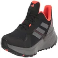 adidas Men's Terrex Soulstride Rain.Rdy Trail Running Shoes, Black/Grey/Solar Red, 8