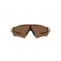 Oakley Oj9001 Radar Ev Xs Path Rectangular Sunglasses, Matte Red/Gold Colorshift/Prizm Bronze