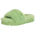 UGG Women's Cozetta Curly Slippers, Parakeet Green, 10 US