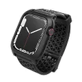 Catalyst Active Defense Case Designed for Apple Watch Series 9/8/7 45 mm, Drop Proof 10ft, Shock & Scratch-Resistant, Sport Band, Breathable, Rugged (Stealth Black)