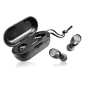Lypertek TEVI TWS-001-B IPX7 Waterproof Bluetooth True Wireless In-Ear Earbuds with Charging Case, Black, One Size,PUREPLAYZ3-BLACK