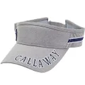 Callaway C23191215 Women's Sun Visor (Cardboard Knit, Size Adjustable), Hat, Golf, 1020_grey, Free Size