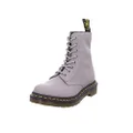 Dr. Martens Women's Lace-Up Boots 1460 Pascal, gray, 10 US
