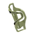 Lezyne Flow SL Enhanced | Bike Water Bottle Cage, Composite, Right, Army Green, 48g, Road, Mountain, Gravel Cycling Water Holder