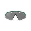 Oakley Men's Oo9465 Sutro Lite Sweep Rectangular Sunglasses, Spectrum Gamma Green/Prizm Black, 39 mm