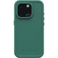 OtterBox iPhone 15 Pro (Only) FRĒ Series Waterproof Case with MagSafe (Designed by LifeProof) - PINE (Green), waterproof, 60% recycled plastic, sleek and stylish