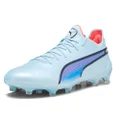 PUMA Mens King Ultimate Firm Ground/Ag Soccer Cleats Cleated, Firm Ground, Turf - Blue - Size 11 M