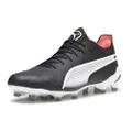 PUMA Mens King Ultimate Firm Ground/Ag Soccer Cleats Cleated, Firm Ground, Turf - Black - Size 9 M