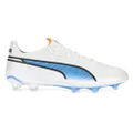 PUMA Mens King Ultimate Firm Ground/Ag Soccer Cleats Cleated, Firm Ground, Turf - White - Size 13 M