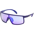 Sunglasses Adidas Sport SP 0057 92Z Blue/Other/Gradient Or Mirror Violet, Blue/Other / Gradient Or Mirror Violet, 0/140