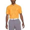 Nike Dri-FIT Tiger Woods Course Jacquard Golf Polo Laser Orange/Black Medium