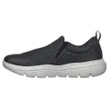 Skechers Men's GO Walk Evolution Ultra-Impeccable Sneaker, Charcoal, 10.5 Extra Wide US