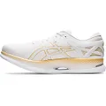 ASICS Men's MetaRide Running Shoes, 10.5M, White/Pure Gold
