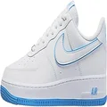 Nike Mens Air Force 1 '07 White/University Blue-White Size 9.5