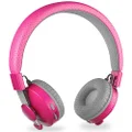 LilGadgets LGUT-03-PK Untangled Pro Children's Bluetooth Headphones, Pink