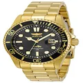 Invicta Men's Pro Diver Quartz Watch with Stainless Steel Strap, Gold, 22 (Model: 30026), Gold, 43 mm, Diver