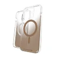 ZAGG Gear4 Milan Snap Case - MagSafe Compatible Clear Case with Beautiful Detailing - for Apple iPhone 13 Pro - Gold,702008221