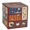 Paladone Harry Potter Advent Calendar Cube with 24 Gifts, Christmas Countdown Toy