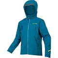 Endura Men's MT500 Waterproof Cycling Jacket II - Ultimate MTB Protection Kingfisher, Medium