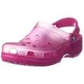Crocs unisex adult Men's and Women's Classic Translucent | Comfortable Slip on Shoes Clog, Candy Pink, 6 Women 4 Men US