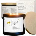 July 29th Birthdate Personalized Astrology Candle with Live Q&A | Reading for Your Birthday | Handmade Leo Candles | Unique Birthday Gifts for Women and Men