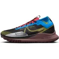 Nike Women's React Pegasus Trail 4 Gore-Tex Trail Running Shoe (Black/Light Photo Blue/Track Red/Vivid Sulfur, US Footwear Size System, Adult, Women, Numeric, Medium, 7.5)