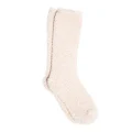 Barefoot Dreams Cozychic Women's Heathered Socks (DUSTY ROSE / WHITE)