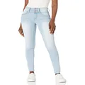 WallFlower Women's High-Waisted Sassy Skinny Jeans, Beverly, 17