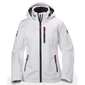 Helly-Hansen Women's Standard Crew Hooded Jacket, 001 White, 5X-Large