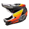 Troy Lee Designs Downhill D4 Carbon Reverb Full Face Mountain Bike Helmet for Max Ventilation Lightweight MIPS EPP EPS Racing Downhill BMX MTB DH - Adult Mens Womens Unisex (Black/White, XL)
