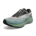 Brooks Men's Ghost 15 Neutral Running Shoe - Grey/Oyster/Cloud Blue - 14 Medium