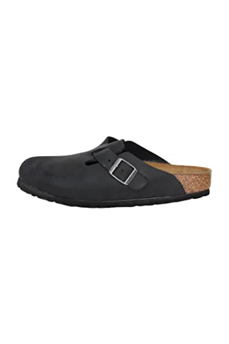 Birkenstock Unisex Boston Slip-On Clog Black Size: 36 M EU