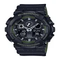 Casio GA-100L-1A G-Shock GA-100 Military Series Watch (Black/One Size)
