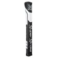SuperStroke Traxion Pistol GT™ 2.0 Golf Putter Grip, Black/White (Pistol GT™ 2.0 Tour) | Advanced Surface Texture that Improves Feedback and Tack | Minimize Grip Pressure | Tech-Port
