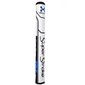 SuperStroke Traxion Tour Golf Putter Grip, Black/Blue/White (Tour 2.0) | Advanced Surface Texture that Improves Feedback and Tack | Minimize Grip Pressure with a Unique Parallel Design | Tech-Port