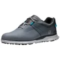FootJoy Men's Pro|SL Sport Golf Shoe, Dark Grey/Reef Blue, 9