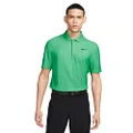 Nike Dri-FIT Tiger Woods Men's Golf Polo (US, Alpha, XX-Large, Regular, Regular, Stadium Green/Spring Green/Black)