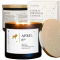 April 6th Birthdate Personalized Astrology Candle with Live Q&A | Reading for Your Birthday | Handmade Aries Candles | Unique Birthday Gifts for Women and Men