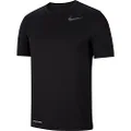 Nike Pro Men's Short-Sleeve Top HPR Dri-Fit T Shirts CJ4611-010 Size S Black/Dark Grey