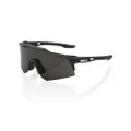 100% Speedcraft XS Sport Performance Sunglasses - Sport and Cycling Eyewear (SOFT TACT BLACK - Smoke)