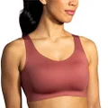 Brooks Dare Scoopback Women’s Run Bra for High Impact Running, Workouts and Sports with Maximum Support - Terracotta - 40C/D