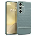 CASEOLOGY Parallax for Samsung Galaxy S24 Plus, [Military Grade Drop Protection] S24 Plus Case Ergonomic 3D Hexa Cube Designed Case for Samsung Galaxy S24 Plus - Sage Green