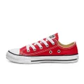 Converse unisex-child Chuck Taylor All Star Low Top Sneaker, red, 1 M US Little Kid