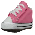 Converse Unisex-Child Chuck Taylor All Star Cribster Canvas Color Sneaker, Pink/Natural Ivory/White, 2 US Infant