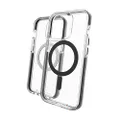 Gear4 ZAGG Santa Cruz Snap Case - MagSafe Compatible Clear Case That Highlights The D3O Protection Material - for Apple iPhone 13 Pro - Black,702008207
