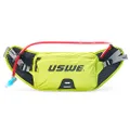 USWE Zulo Hydration Hip Pack - with Organizer and Side Pockets, Bounce Free Hip Belt (2L, Yellow)