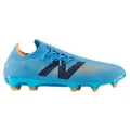 New Balance Unisex Furon v7 Pro FG Soccer Shoe, Team Sky Blue/Orange, 10.5 Wide