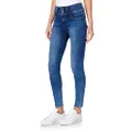 WallFlower Women's High-Waisted InstaSoft Sassy Skinny Jeans, Kelly, 5 Long